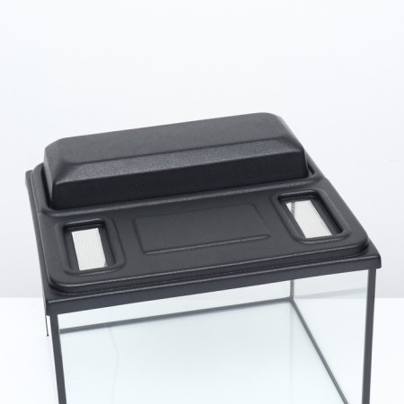 Terrarium with a lid, 25 liters, 35.5 x 30.7 x 25 cm-3