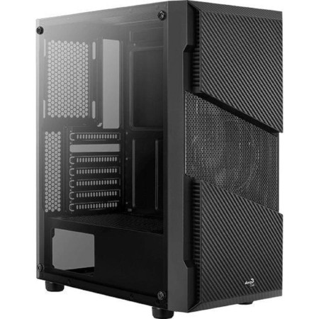 Aerocool Menace Saturn Frgb-G-BK-V1, without PSU, ATX, MIDI-Tower, Black-1
