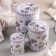 A set of cans for bulk products "Lavender", 3 items: 7 × 9 cm, 10 × 13 cm, 13 × 16 cm