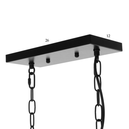 Chandelier 2739/5 E14 40W black and gold 29.5x7.8x25-97 cm Bayerlux-13