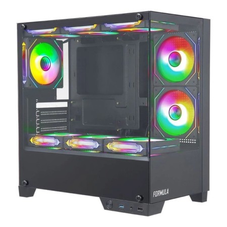 Корпус Formula Crystal Z1M черный без БП mATX 7x120mm 1xUSB2.0 1xUSB3.0 audio bott PSU-6