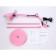 Floor lamp with a switch on the wire Ambrella Light, Floor, TR97645, E27, Pink Color
