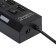 USB Luazon USB, 7 ports with switches, USB 2.0, black