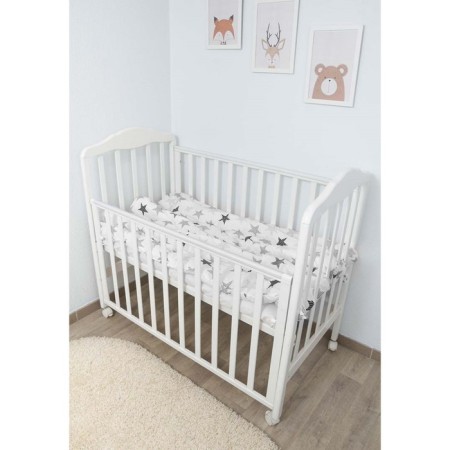 Blanket in the crib "Hollofiber", size 110x140, color gray-1