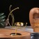 Steam for incense powder and cones "Cash Tree", golden, 16.5x13 cm
