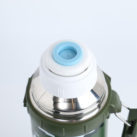 Thermos, 1.2 l, the movement "Master K. Camouflage", with a mug, retains heat 18 hours, 11 x 29 cm-3