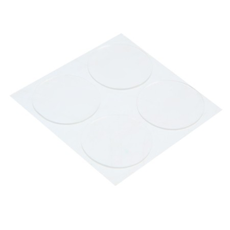 Bilateral self -adhesive tundra holders, D = 33.5 mm, transparent, 4 pcs.-7