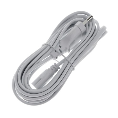 The wire for connecting the ULI-P Lovember to the 220V network Uniel, 300 cm, 3 contacts, white