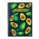Notebook on the crest of Calligrata "Avocado" A4, 96 sheets, cover coated cardboard, twin-lak, OFSET block