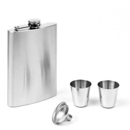 Gift set 4 in 1 "Classic": Flake 270 ml + 2 glasses, funnel-1