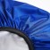 Case for a water -repellent backpack, volume 80 liters, blue color
