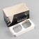 Box for 2 cupcake with a transparent lid, "male", 16 × 8 × 10 cm, confectionery packaging