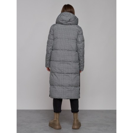 Coat insulated double -sided female, size 46, black color-14