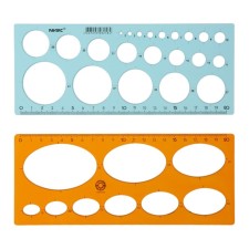 A set of circle stencils 2 pcs. Calligrata, 22/36 diameter