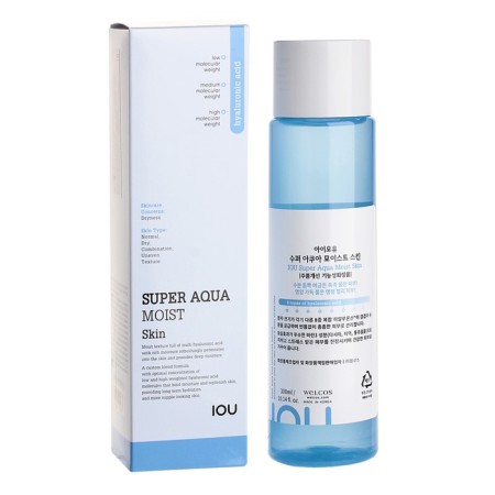 Facial lotion moisturizer with hyaluronic acid iU Super Aqua Moist Skin 300 ml-1
