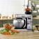 Mixer KitFort KT-3413, Planetary, 2000 W, 10/2/1.5 L, 6 speeds, silver