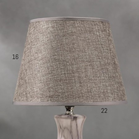Table lamp 16256/1GR E14 40W gray 25x25x38.5 cm Risalux-3
