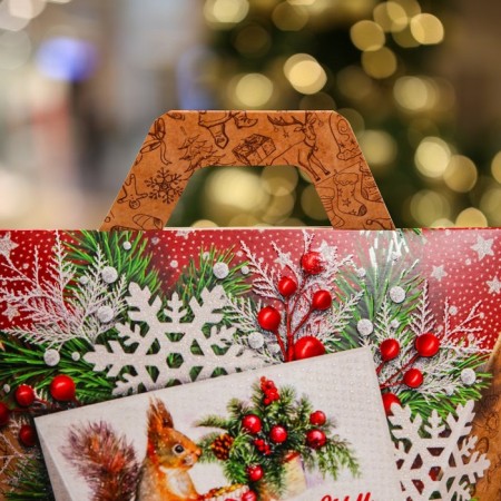 Gift box "New Year Present", 19 x 13.5 x 20 cm-3