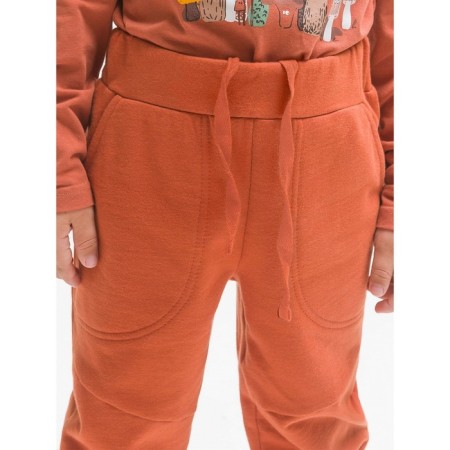 Pants for boys, height 110 cm, ocher color-2