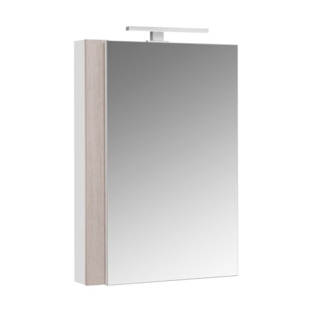 Aquaton Country Mirror, 55 cm, white color, oak Verona-2