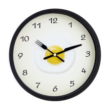 Wall clock, series: kitchen, ovarian, smooth move, d-23 cm