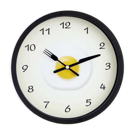 Wall clock, series: kitchen, ovarian, smooth move, d-23 cm