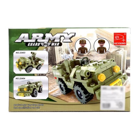 Constructor "Military Jeep", 108 parts-5