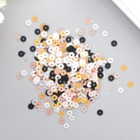 Sequins "flat. Matte. Coast" set 10 g D-4 mm