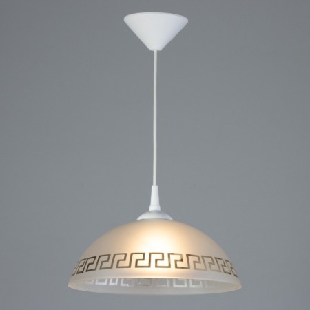 Bayerlux lamp "cap" 1 lamp E27 40W White-golden D.300-1