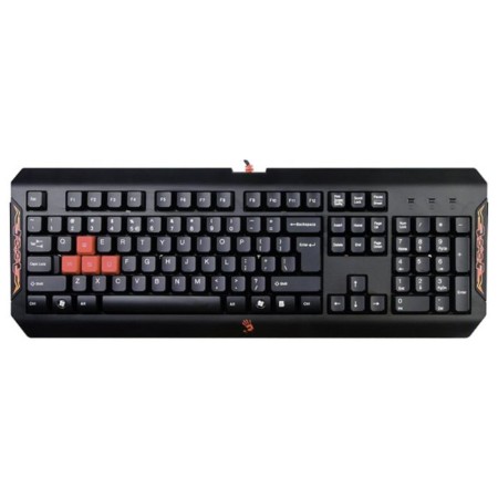 Keyboard A4Tech Bloody Q100, game, wired, membrane, 104 keys, USB, black