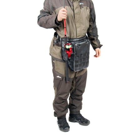 Fisherman Board Yaman Fishing Belt Bag Light, 44x35x6 cm, camouflage, without boxes-6