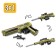 Designer Fundant ideas "Pistol", 3 in 1, 232 details