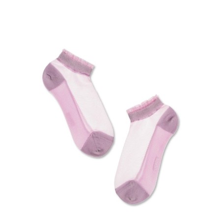 Women's socks CONTE Elegant Active, size 23, lilac color-1