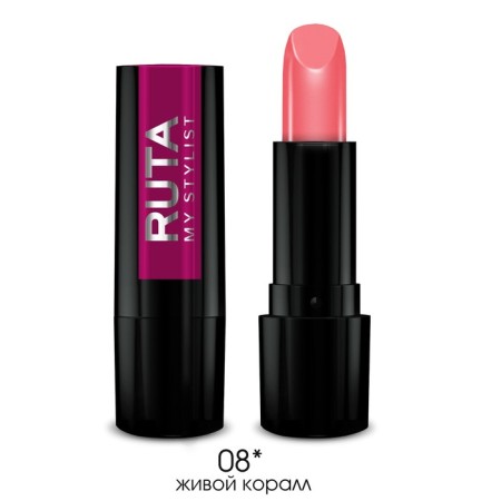 Lipstick Ruta Glamor Lipstick, Ton 08, Living Coral
