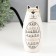 Souvenir Ceramics "Cat with glasses with a curly tummy" 6.2x5.8x14 cm