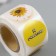 Stick Paper "Yellow" d = 2.5 cm 252 pcs in roll