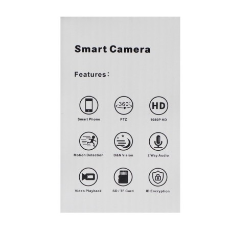 Verbal video camera SC-PTZ208 IR, IP, 2MP, 1080P, 80º, 1/2.8 "CMOS, Wi-Fi, traffic sensor-8