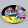 Set of paper dishes disposable 90 »: 6 plates, 6 glasses, game