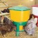 Bunker feeder for poultry for 28 kg, on legs, plastic, kubic premium
