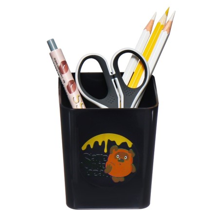 Star-Stark for the Chancellery Plastic Erichkrause Base, Winnie the Pooh, Black-3