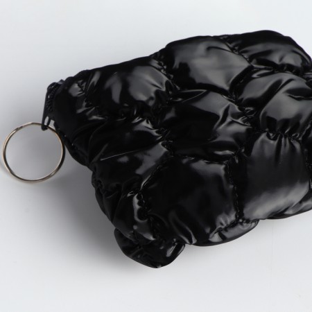 Women's wallet with lightning, black color-2