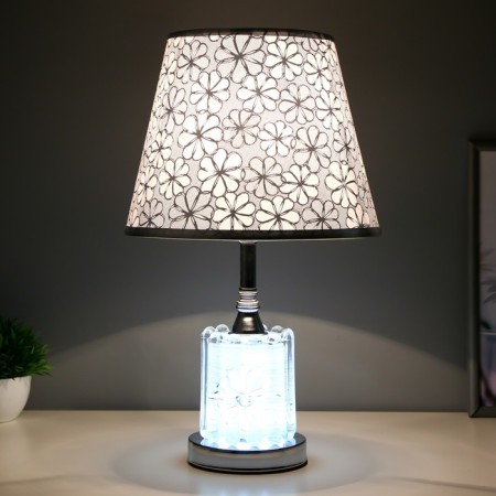Elois light lamp with E27 40W chrome 25x25x41 cm-1