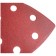 The triangle grinding bison 35583-320, perforated, P320, 93 x 93 x 93 mm, 5 pcs.