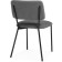 Stool on a metal frame Reparo Metal/Builder fabric, black/gray 48x55x77 cm