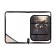 Labor folder A4, 325 x 230 x 25 mm, lightning around, folding bar, plastic, PTR-1, calligrata "raccoon"