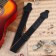 Music Life guitar belt, black with a pocket for mediators, 90-145 cm, width 5 cm