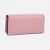 Women's wallet on magnets, pink color