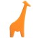 Little ratio "Girafics", orange color, crush me