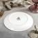 Porcelain porcelain plate with a thickened edge Wilmax Olivia Pro, D = 15 cm, white color