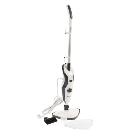 Steam mop KitFort KT-1006, 1500 W, 450 ml, cord 5 m, black and white-1